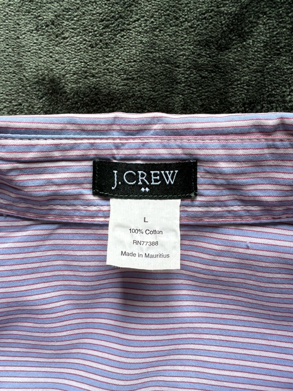 J. Crew Women’s pinstripe business Cotton Shirt- perfect -never worn- perfect